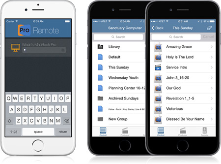 ProPresenter Remote